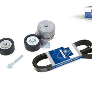 DT Spare Parts 5.00700 Belt tensioner kit, with multiribbed belt