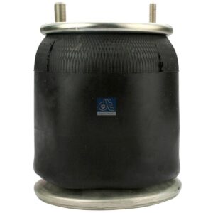 DT Spare Parts 5.10232 Air spring, with steel piston, D: 226 mm, Dmax: 325 mm, M12, M20 x 1,5, L: 400 mm