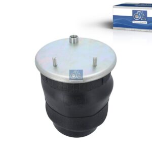DT Spare Parts 5.10281 Air spring, with steel piston, D: 239.5 mm, Dmax: 280 mm, M10, M225 x 1,5, L: 268 mm
