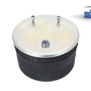 DT Spare Parts 5.10282 Air spring, with steel piston, d: 230 mm, D: 273.5 mm, Dmax: 315 mm, M16, M22 x 1,5, M10, L: 245 mm