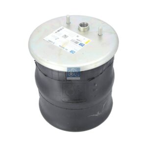 DT Spare Parts 5.10283 Air spring, with steel piston, d: 192 mm, D: 239.5 mm, Dmax: 290 mm, M16, M22 x 1,5, M10, L: 272 mm