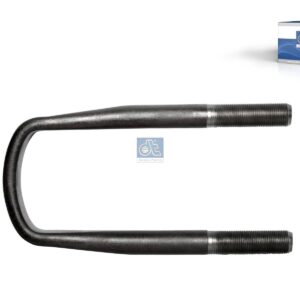 DT Spare Parts 5.10463 U-bolt, r: 15 mm, R: 75 mm, M20 x 1,5, LTh: 62 mm, L1: 220 mm, L2: 130 mm, L3: 69 mm, w: 82 mm, S: 11.5 mm