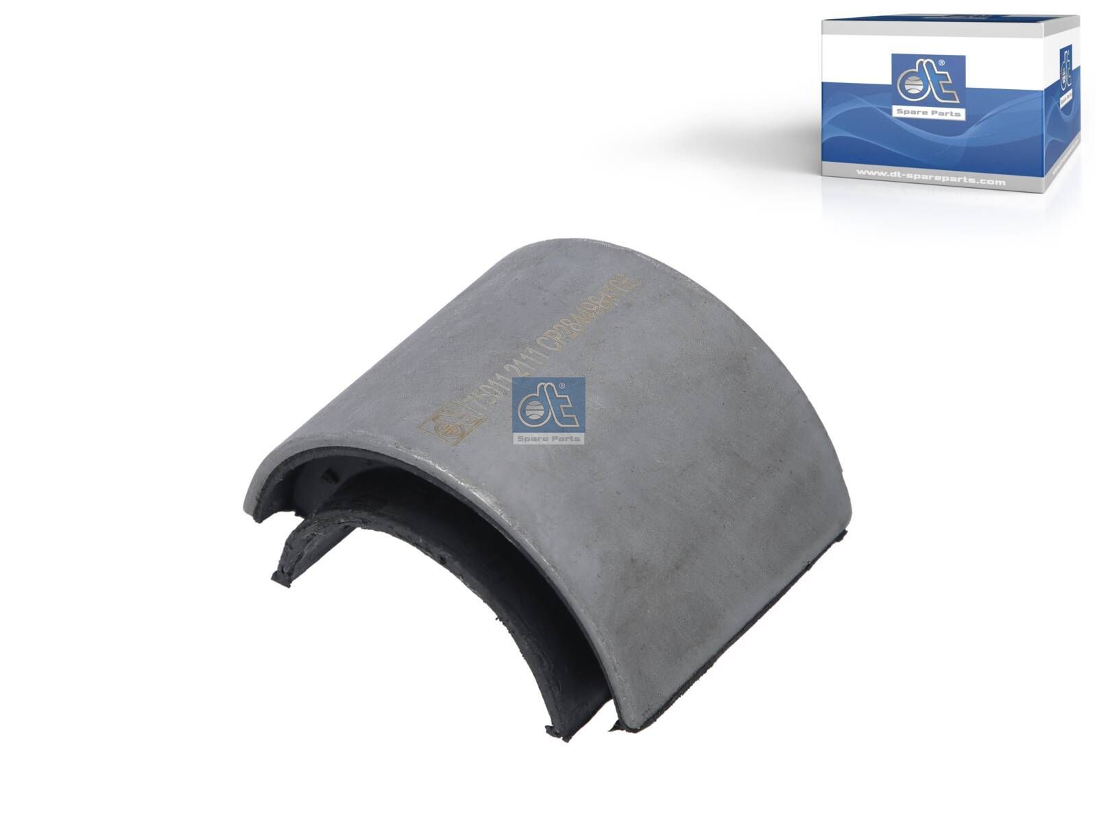 DT Spare Parts 5.13106 Bushing half, stabilizer, d: 62 mm, D: 94 mm, H1: 70 mm, H2: 80 mm