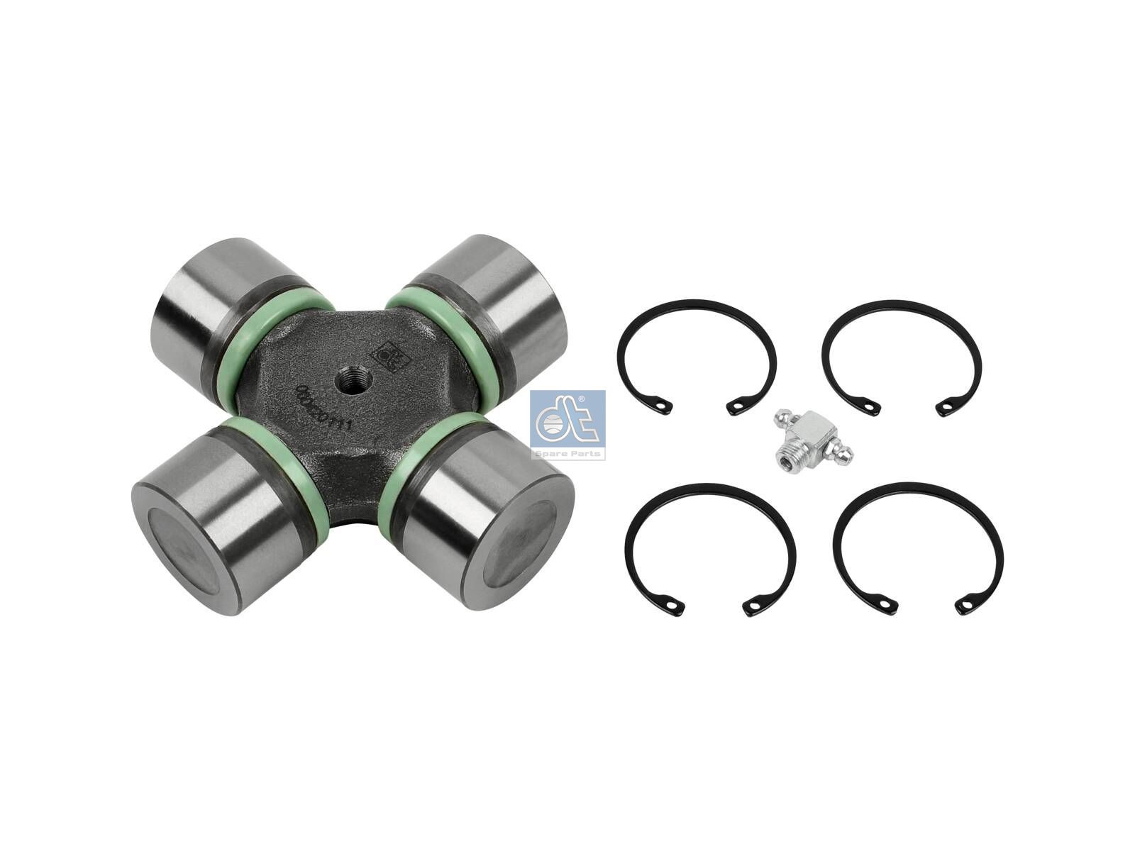 DT Spare Parts 5.14008 Joint cross, non maintenance-free, D: 48 mm, L: 135 mm