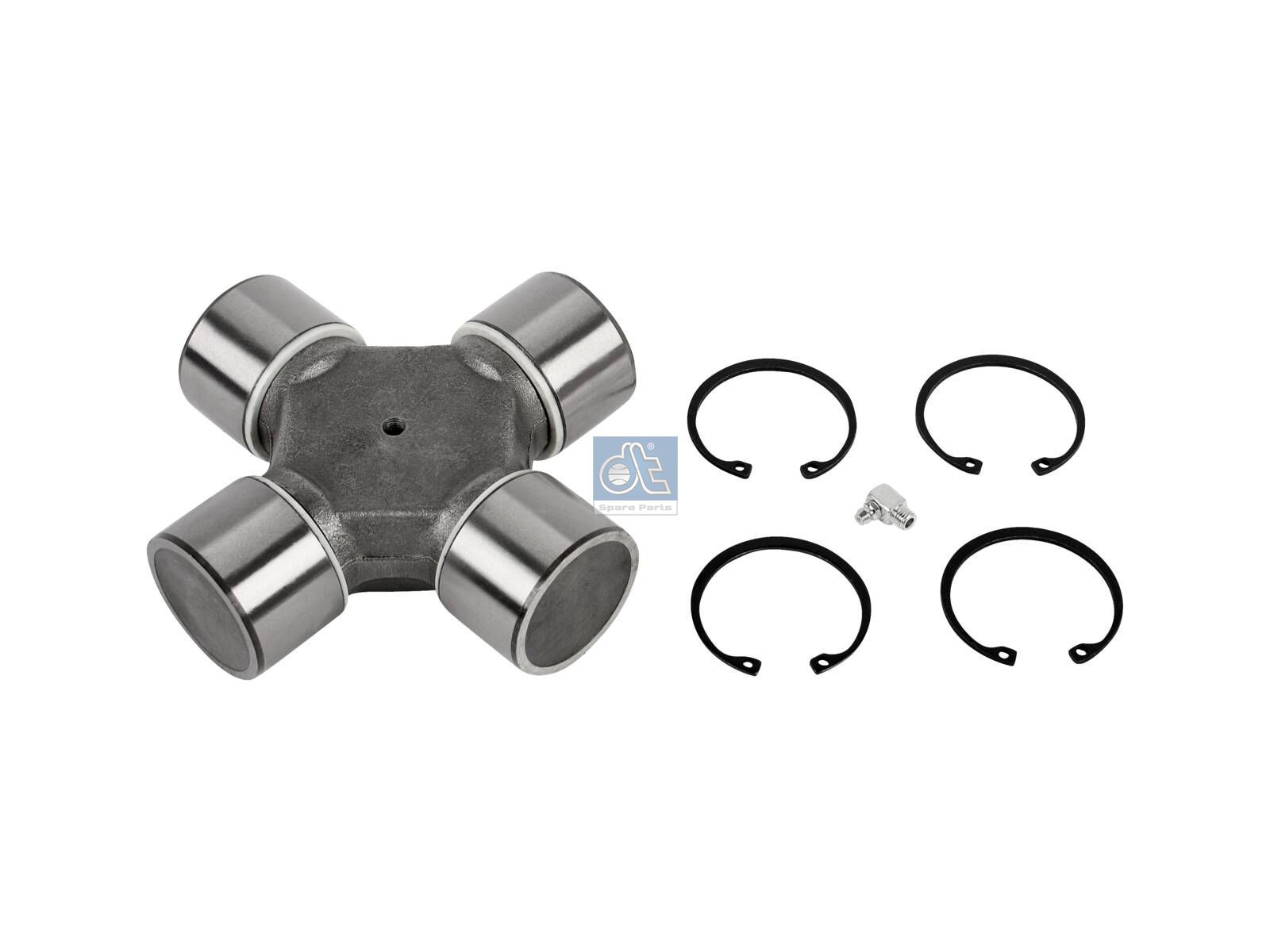DT Spare Parts 5.14041 Joint cross, non maintenance-free, D: 57 mm, L: 172 mm