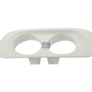 DT Spare Parts 5.16210 Bumper cover, auxiliary lamp, left, white