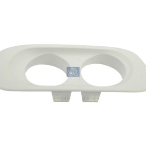 DT Spare Parts 5.16211 Bumper cover, auxiliary lamp, right, white