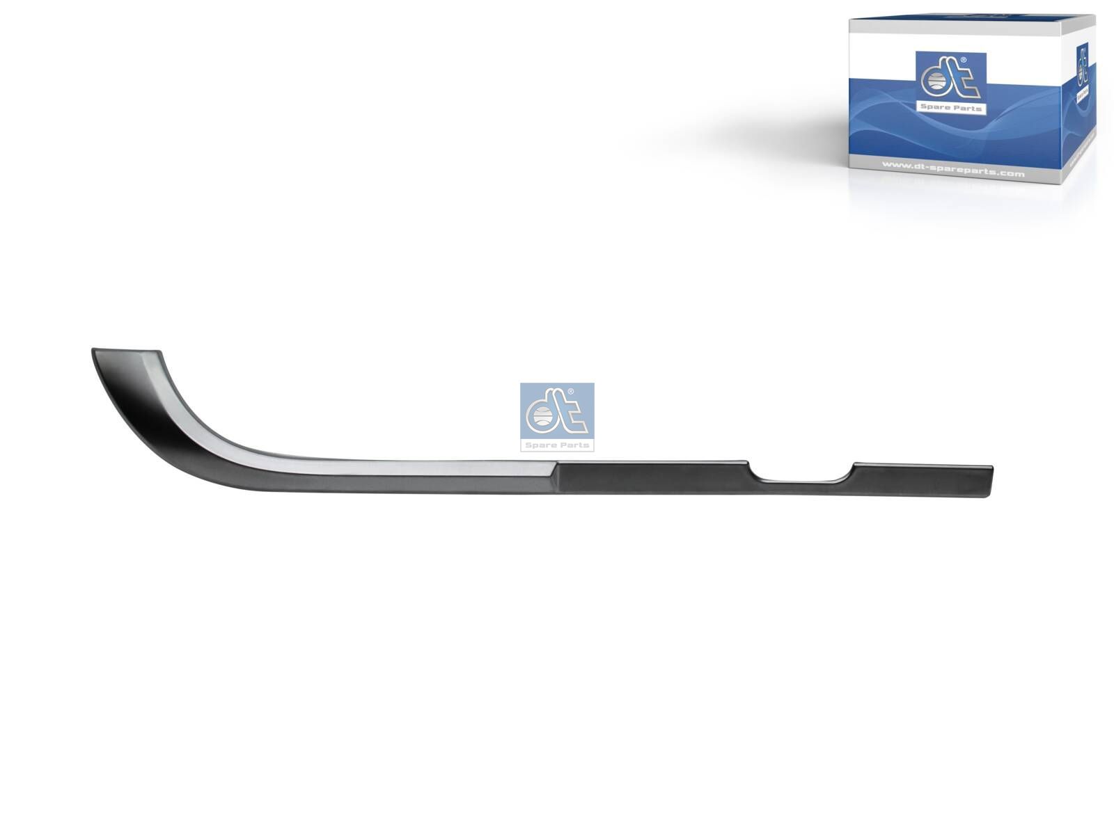 DT Spare Parts 5.16262 Strip, bumper, left, silver