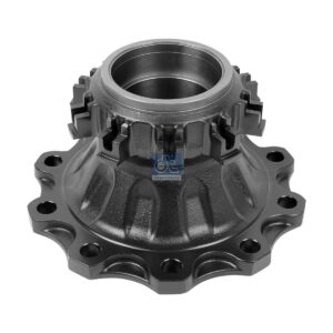 DT Spare Parts 5.20173 Wheel hub, without bearings, d1: 138 mm, d2: 138 mm, D: 383 mm, 10 bores, b: 25 mm, H: 154 mm