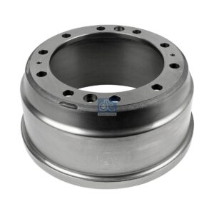 DT Spare Parts 5.21200 Brake drum, D: 420 mm, 10 bores, b: 24 mm, P: 335 mm, d: 285 mm, H: 228 mm, B: 166 mm