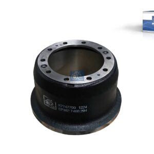 DT Spare Parts 5.21204 Brake drum, D: 420 mm, 10 bores, b: 24 mm, P: 335 mm, d: 285 mm, H: 287.5 mm, B: 216 mm