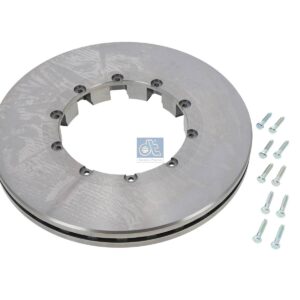 DT Spare Parts 5.21221SP2 Brake disc, with screws, D: 432 mm, S: 45 mm, s: 37 mm