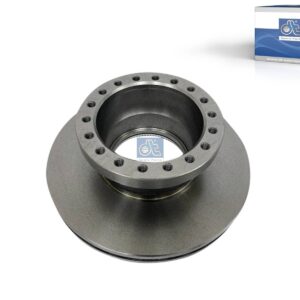 DT Spare Parts 5.21257 Brake disc, D: 330 mm, 18 bores, P: 175 mm, M12, d: 150 mm, H: 119 mm, S: 34 mm, s: 28 mm
