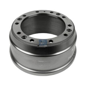 DT Spare Parts 5.21286 Brake drum, D: 420 mm, 10 bores, b: 24 mm, P: 335 mm, d: 285 mm, H: 232 mm, B: 166 mm