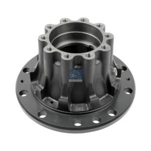 DT Spare Parts 5.30171 Wheel hub, without bearings, d1: 145 mm, d2: 150 mm, D: 380 mm, 10 bores, b: 25 mm, H: 253 mm