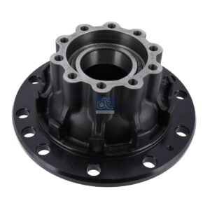DT Spare Parts 5.30176 Wheel hub, with bearing, d1: 145 mm, d2: 150 mm, D: 380 mm, 10 bores, b: 25 mm, H: 213 mm