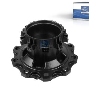 DT Spare Parts 5.30177 Wheel hub, without bearings, d1: 148 mm, d2: 148 mm, D: 383 mm, 10 bores, b: 25 mm, P: 335 mm, H: 287 mm