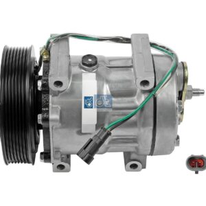 DT Spare Parts 5.45291 Compressor, air conditioning, oil filled, 24 V, 7 PK, DP: 136 mm, 7 grooves