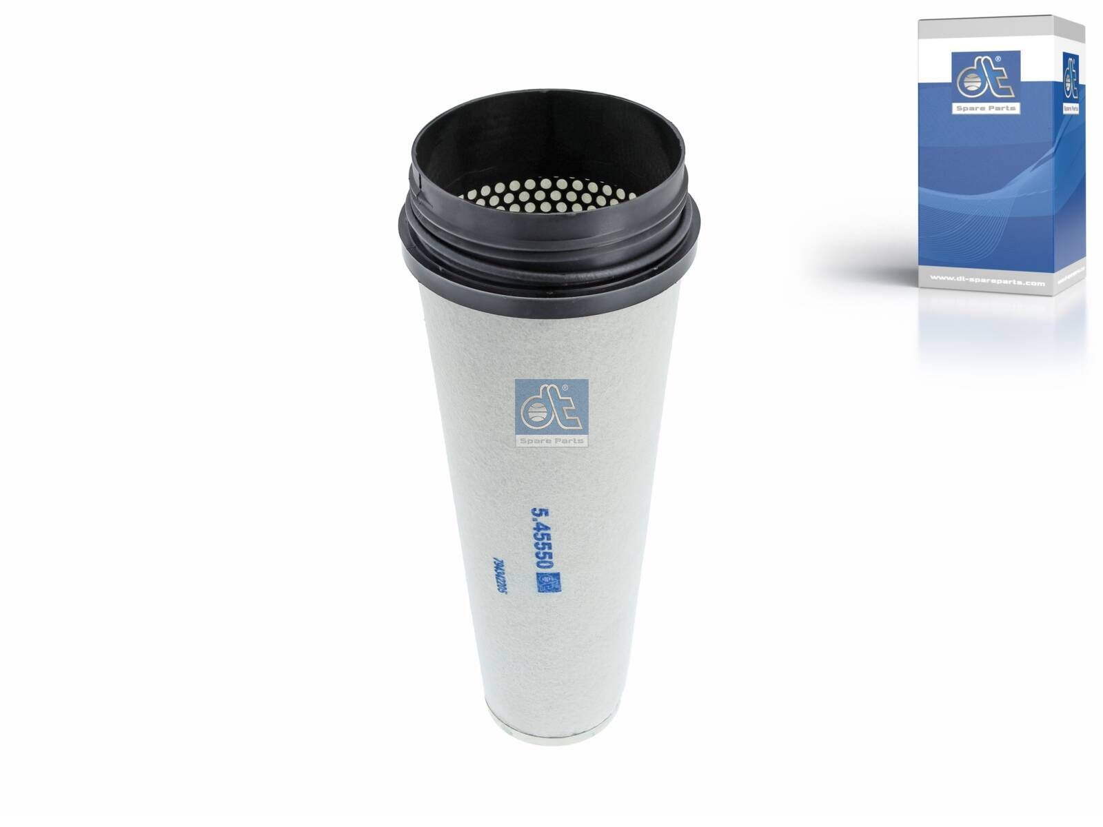 DT Spare Parts 5.45550SP Air filter, inner, D: 88.5 mm, D1: 137 mm, D2: 156.5 mm, H1: 355 mm, H2: 394 mm