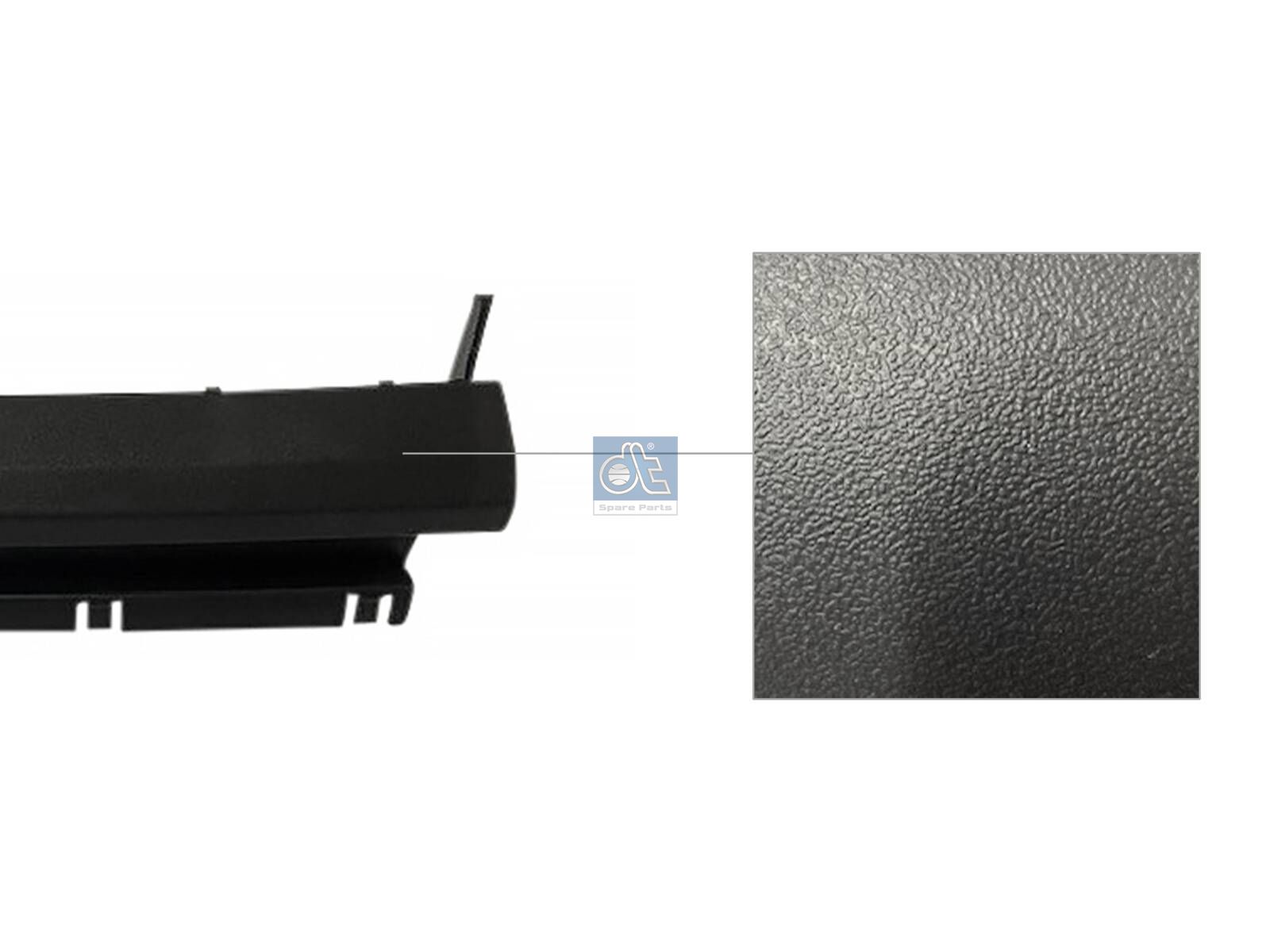 DT Spare Parts 5.64178 Cover plate, front grill