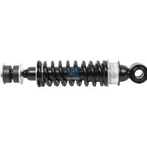 DT Spare Parts 5.65007 Cabin shock absorber, D: 41 mm, b: 25 mm, M14 x 1,5, Lmin: 277 mm, Lmax: 340 mm