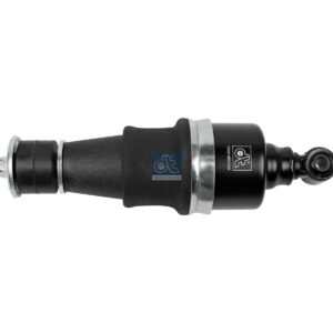 DT Spare Parts 5.65009 Cabin shock absorber, with air bellow, D: 42 mm, b: 14 mm, M14 x 1,5, Lmin: 235 mm, Lmax: 280 mm