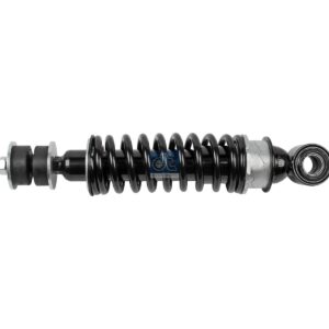 DT Spare Parts 5.65012 Cabin shock absorber, D: 41 mm, b: 25 mm, M14 x 1,5, Lmin: 277 mm, Lmax: 340 mm