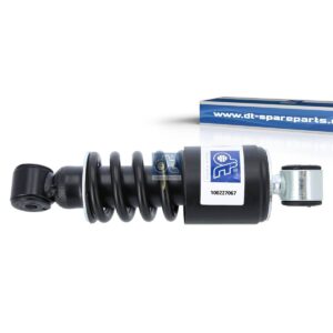 DT Spare Parts 5.65022 Cabin shock absorber, b: 12 mm, Lmin: 221 mm, Lmax: 266 mm, W: 40 mm