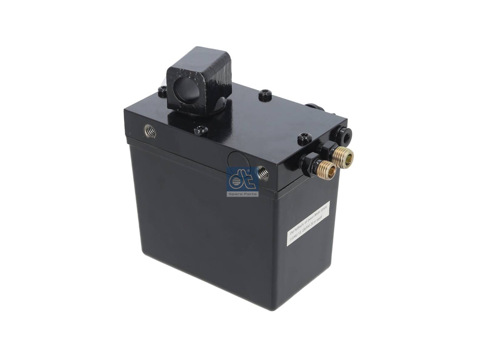 DT Spare Parts 5.65103 Cabin tilt pump, 480 ml, M12 x 1,5, M14 x 1,5, L: 130 mm, W: 80 mm, H: 121 mm, 280 bar, Pov: 400 bar