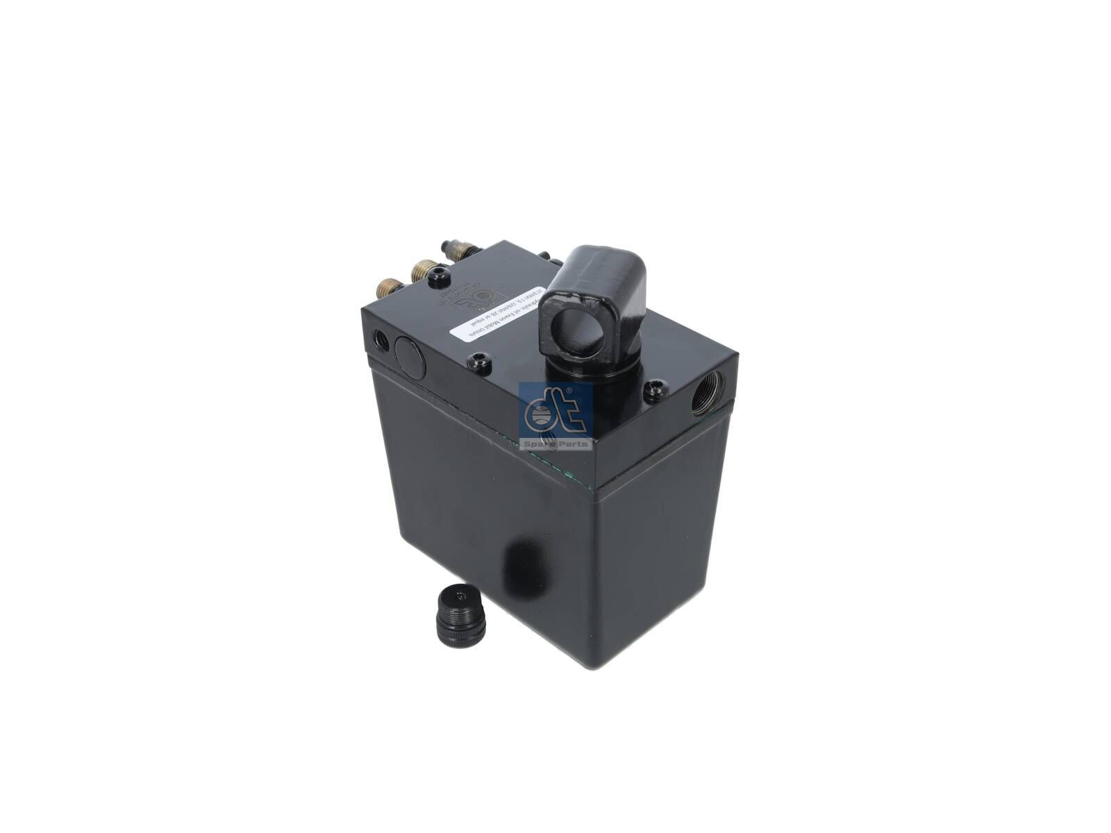 DT Spare Parts 5.65107 Cabin tilt pump, 480 ml, M12 x 1,5, M14 x 1,5, L: 130 mm, W: 80 mm, H: 141 mm, 280 bar, Pov: 400 bar