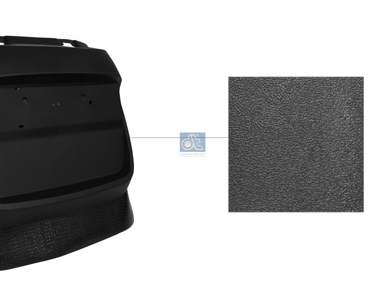 DT Spare Parts 5.66075 Fender, rear, rear part, right