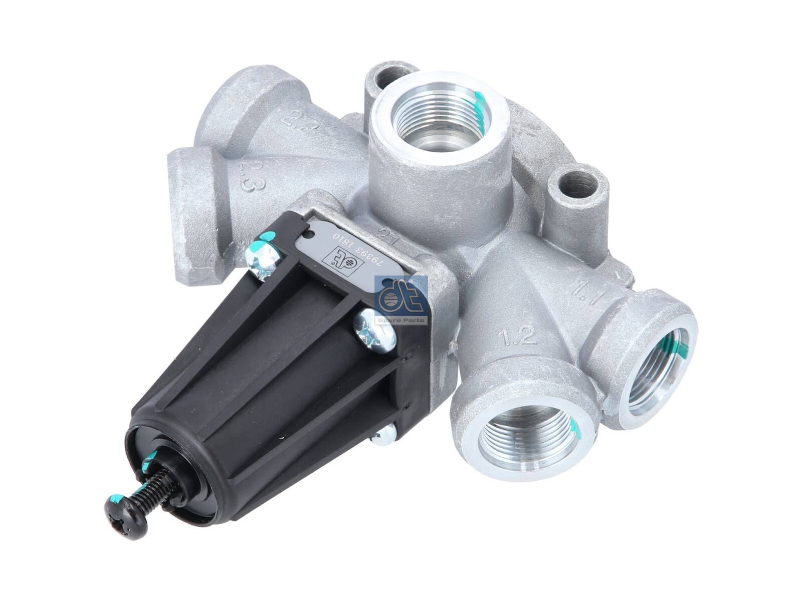 DT Spare Parts 5.70195 Pressure limiting valve, M22 x 1,5, max. 20 bar, Pin: 9.8 bar, Pout: 8 bar