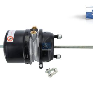 DT Spare Parts 5.70376 Spring brake cylinder, M16 x 1,5, M22 x 1,5, Ls: 57 mm, Lp: 250 mm
