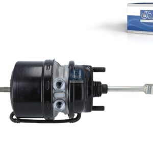 DT Spare Parts 5.70386 Spring brake cylinder, left, M16 x 1,5, M22 x 1,5, Ls: 57 mm, Lp: 200 mm