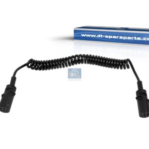 DT Spare Parts 5.77007 Electrical coil, 24 V, L: 3.5 m, ISO 1185, 7 poles