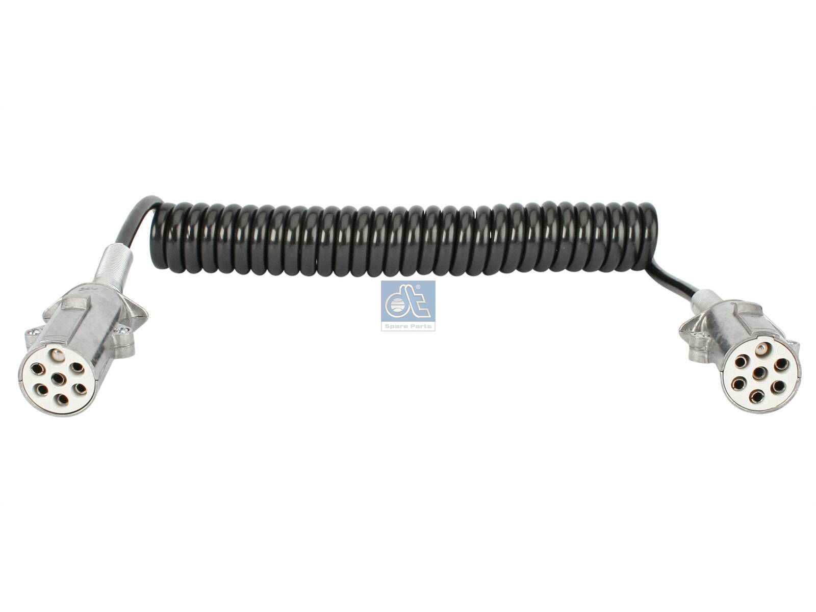 DT Spare Parts 5.77040 Electrical coil, 24 V, L: 3.5 m, Type S, ISO 3731, 7 poles