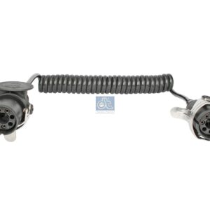 DT Spare Parts 5.77041 Electrical coil, 24 V, L: 3.5 m, ISO 7638, 5 poles