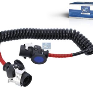 DT Spare Parts 5.77042 Electrical coil, 24 V, L: 3.5 m, ISO 7638, 7 poles