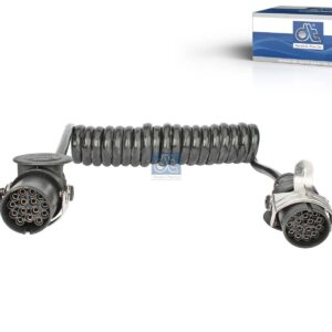 DT Spare Parts 5.77043 Electrical coil, 24 V, L: 3.5 m, ISO 12098, 15 poles