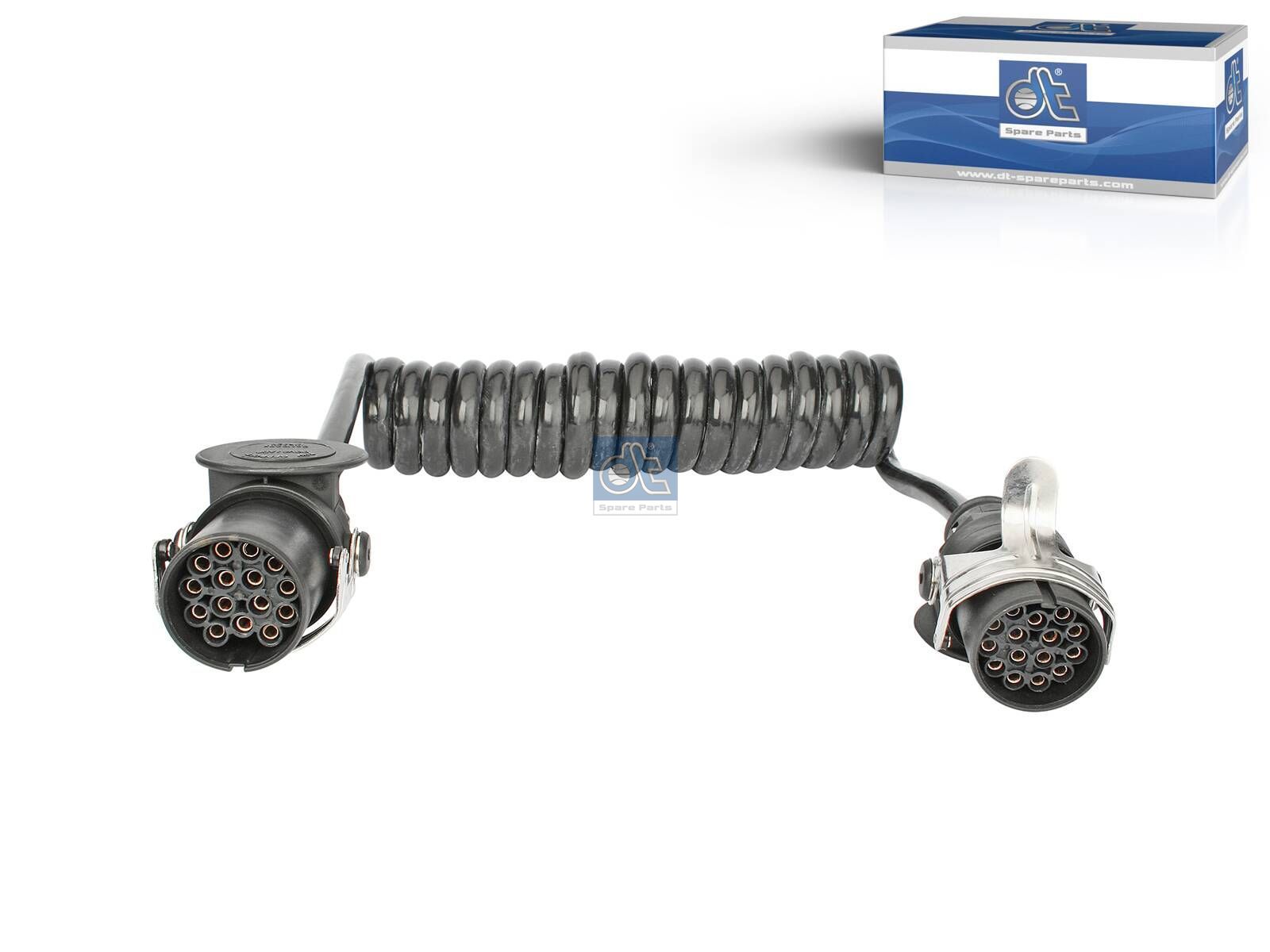 DT Spare Parts 5.77043 Electrical coil, 24 V, L: 3.5 m, ISO 12098, 15 poles
