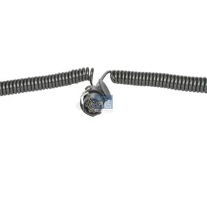 DT Spare Parts 5.77046 Electrical adapter coil, 24 V, L: 3.5 m, 7 poles, ISO 1185/N, 7 poles, ISO 3731/S, 15 poles, ISO 12098