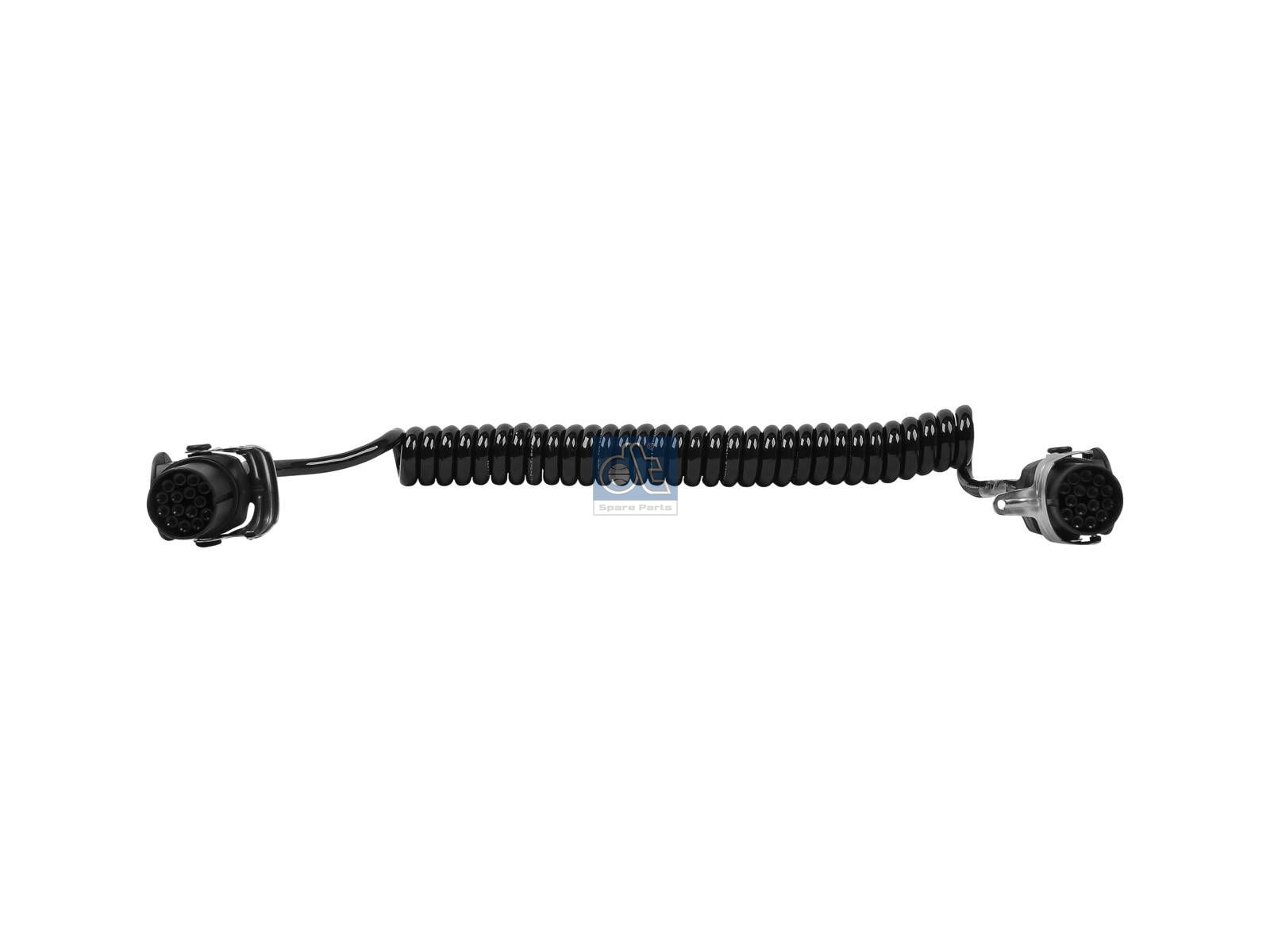 DT Spare Parts 5.77055 Electrical coil, 24 V, L: 3000 mm, L: 3 m, ISO 12098, 15 poles