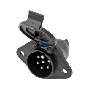 DT Spare Parts 5.77070 Socket, plastic, screw connection, 24 V, ISO 1185, 7 poles