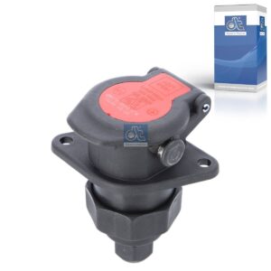DT Spare Parts 5.77074 Socket, screw connection, 24 V, ISO 7638, 7 poles