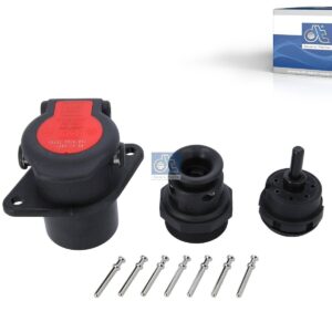 DT Spare Parts 5.77082 Socket, crimp connection, 24 V, ISO 7638, 7 poles