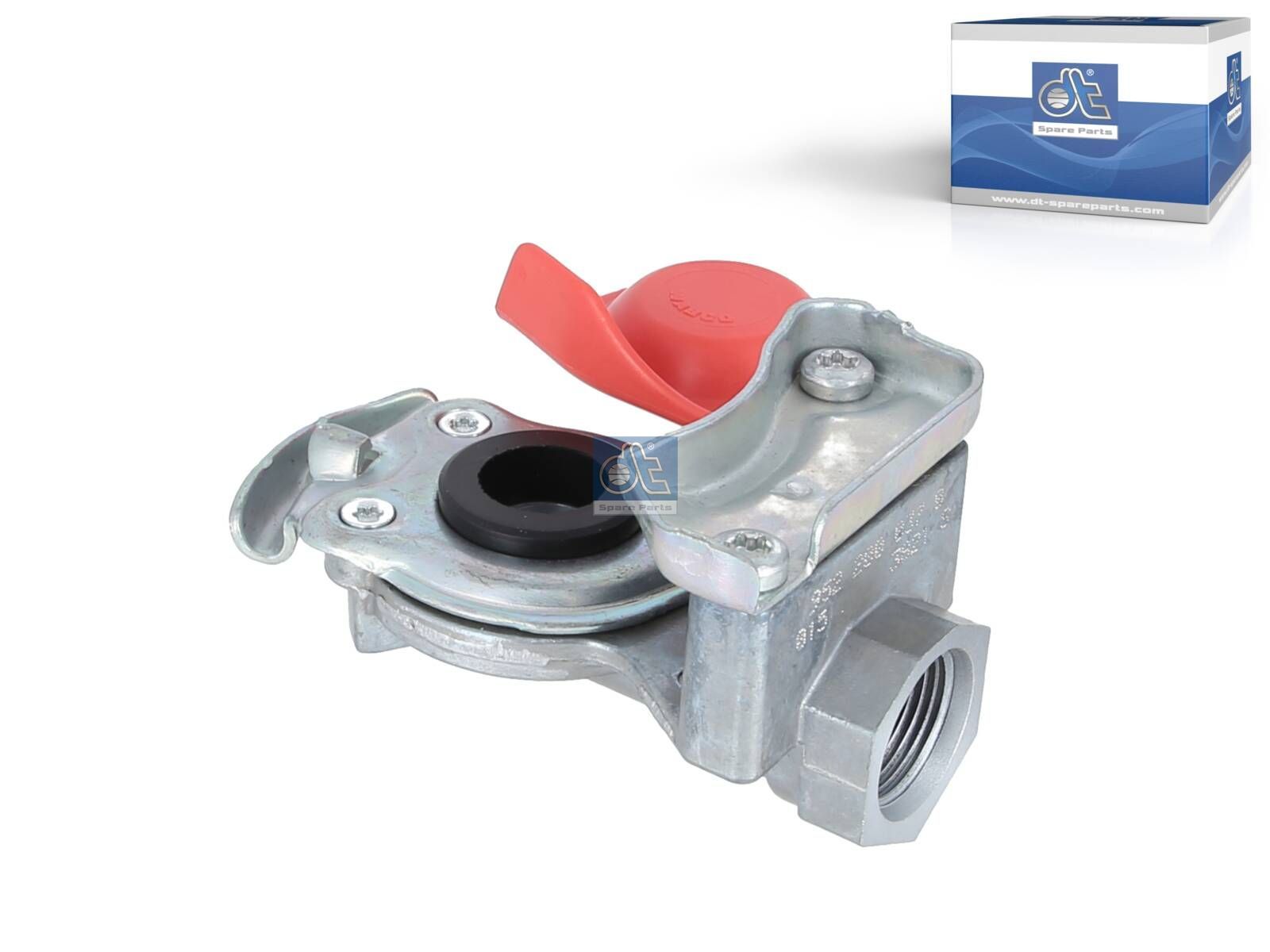 DT Spare Parts 5.77177 Palm coupling, red lid, M22 x 1,5, 8.5 bar