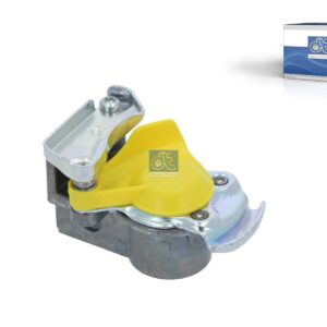DT Spare Parts 5.77182 Palm coupling, yellow lid, M16 x 1,5, 8.5 bar
