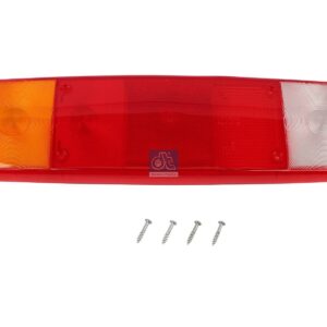 DT Spare Parts 5.81130 Tail lamp glass, L: 414 mm, H: 130 mm