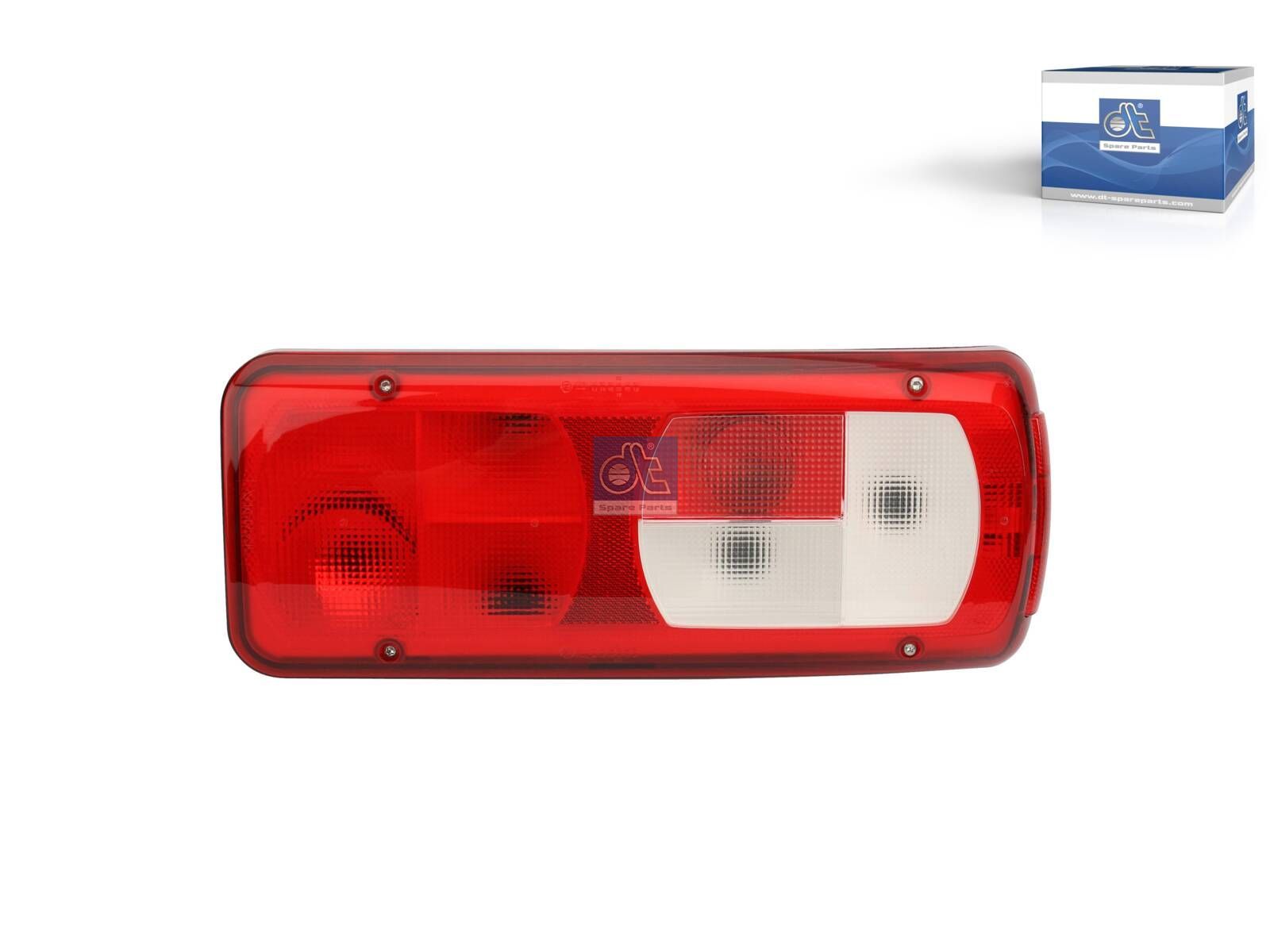 DT Spare Parts 5.81192 Tail lamp, right, with reverse alarm, 24 V, Lb: 160 mm, L: 400 mm, H: 160 mm, T: 89.5 mm