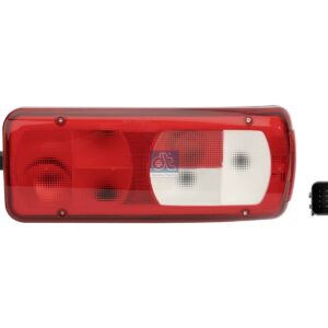 DT Spare Parts 5.81199 Tail lamp, right, with reverse alarm, 24 V, Lb: 160 mm, L: 400 mm, H: 160 mm, T: 89.5 mm